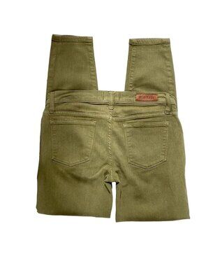 MERITAGE Jeans Olive Mid Rise Skinny Cotton Blend Stretch Women's Size 26